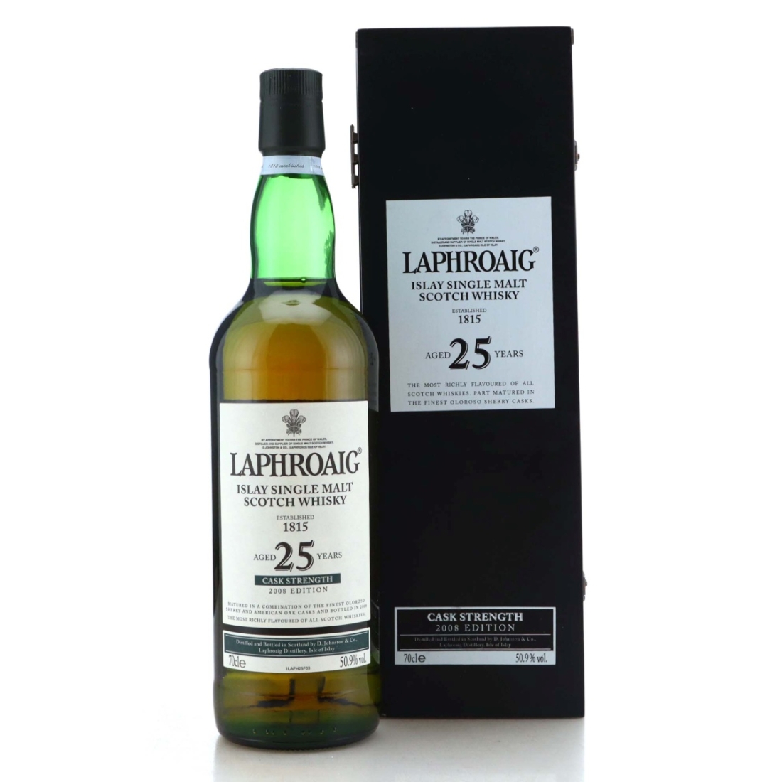 Image for Laphroaig 25 Year Old Cask Strength 2008 Edition
