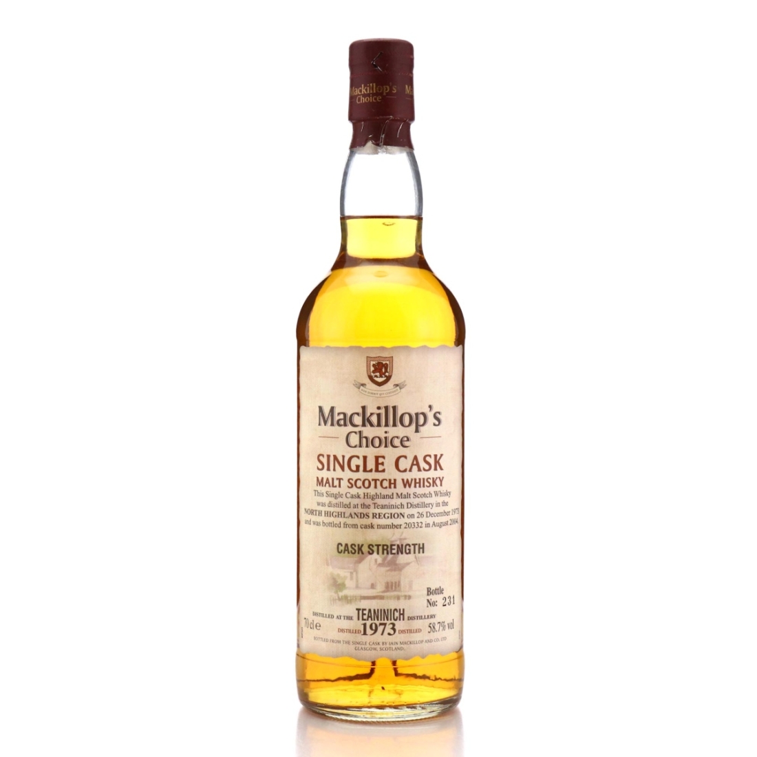 Image for Teaninich 1973 Mackillop`s Choice 