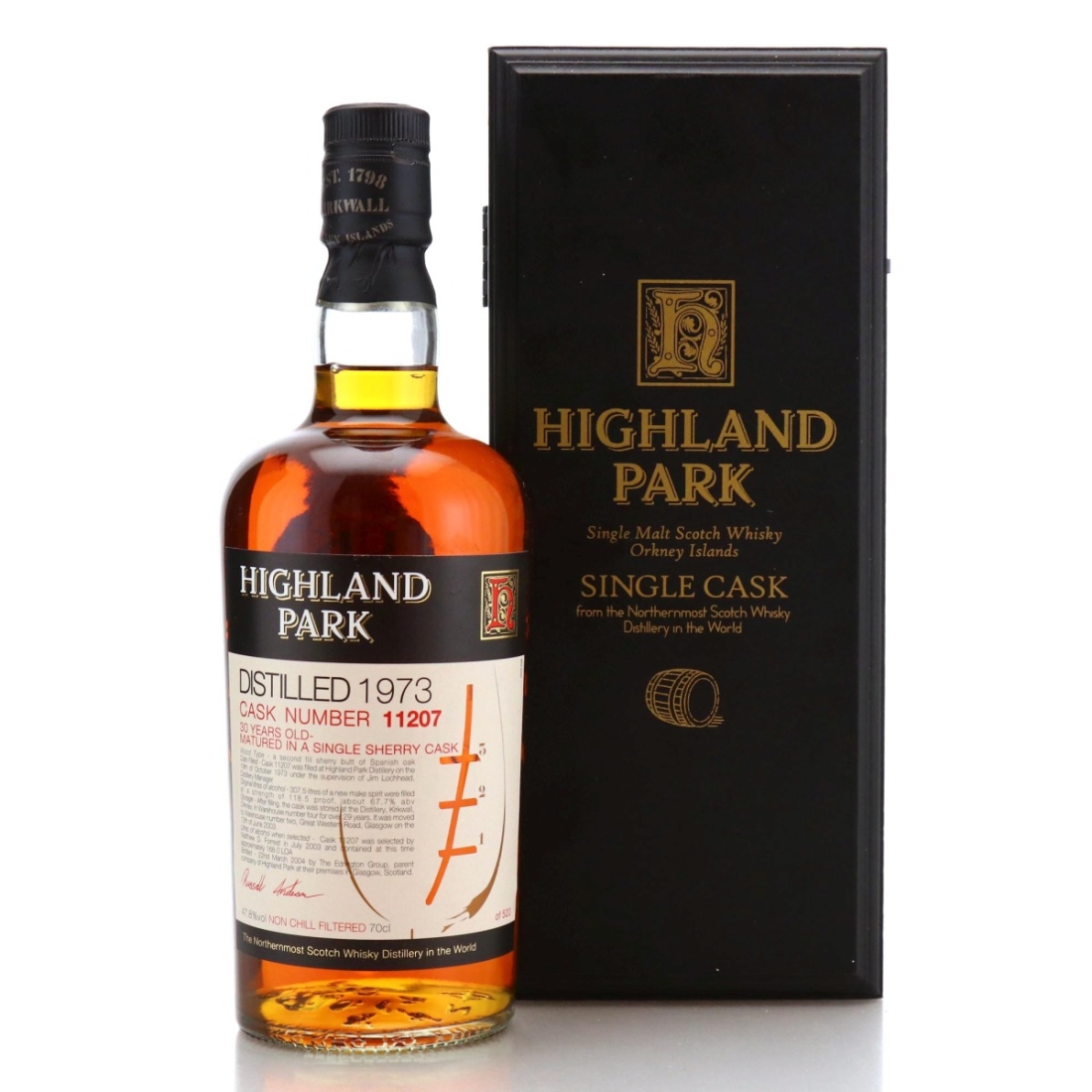 Image for Highland Park 1973 Single Cask 30 Year Old #11207