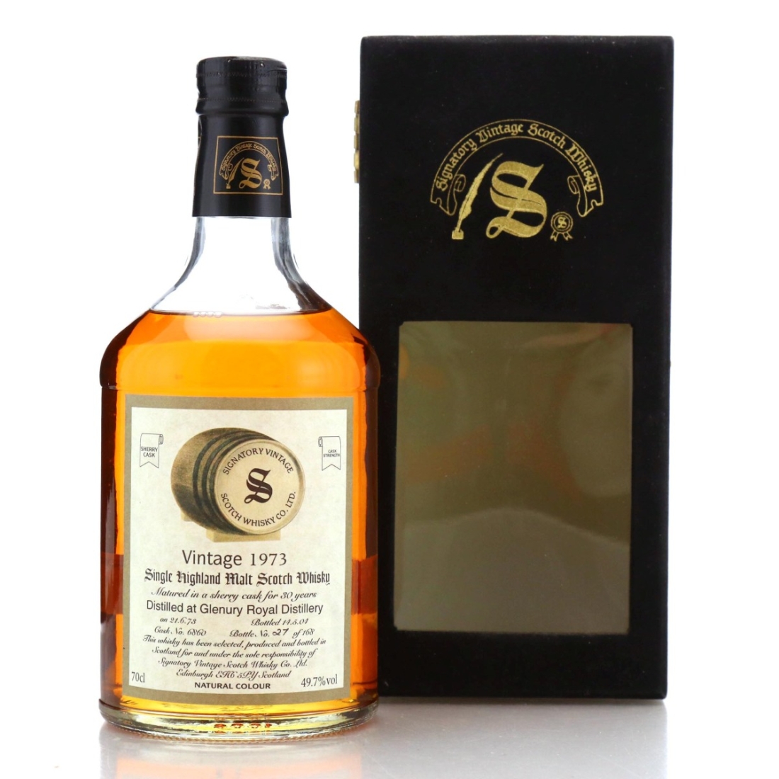 Image for Glenury Royal 1973 Signatory Vintage 30 Year Old