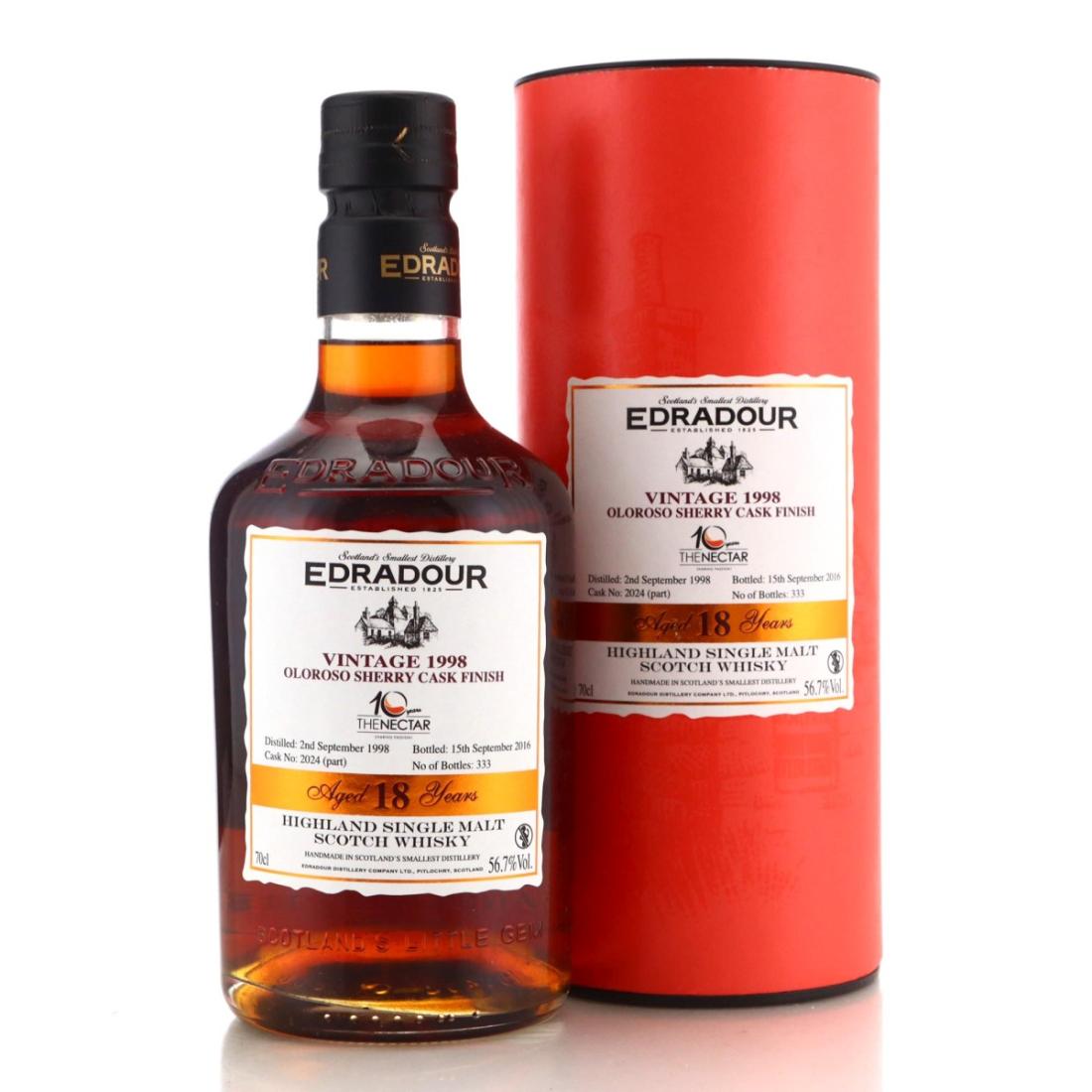 Edradour 1998 Oloroso Sherry Cask Finish 18