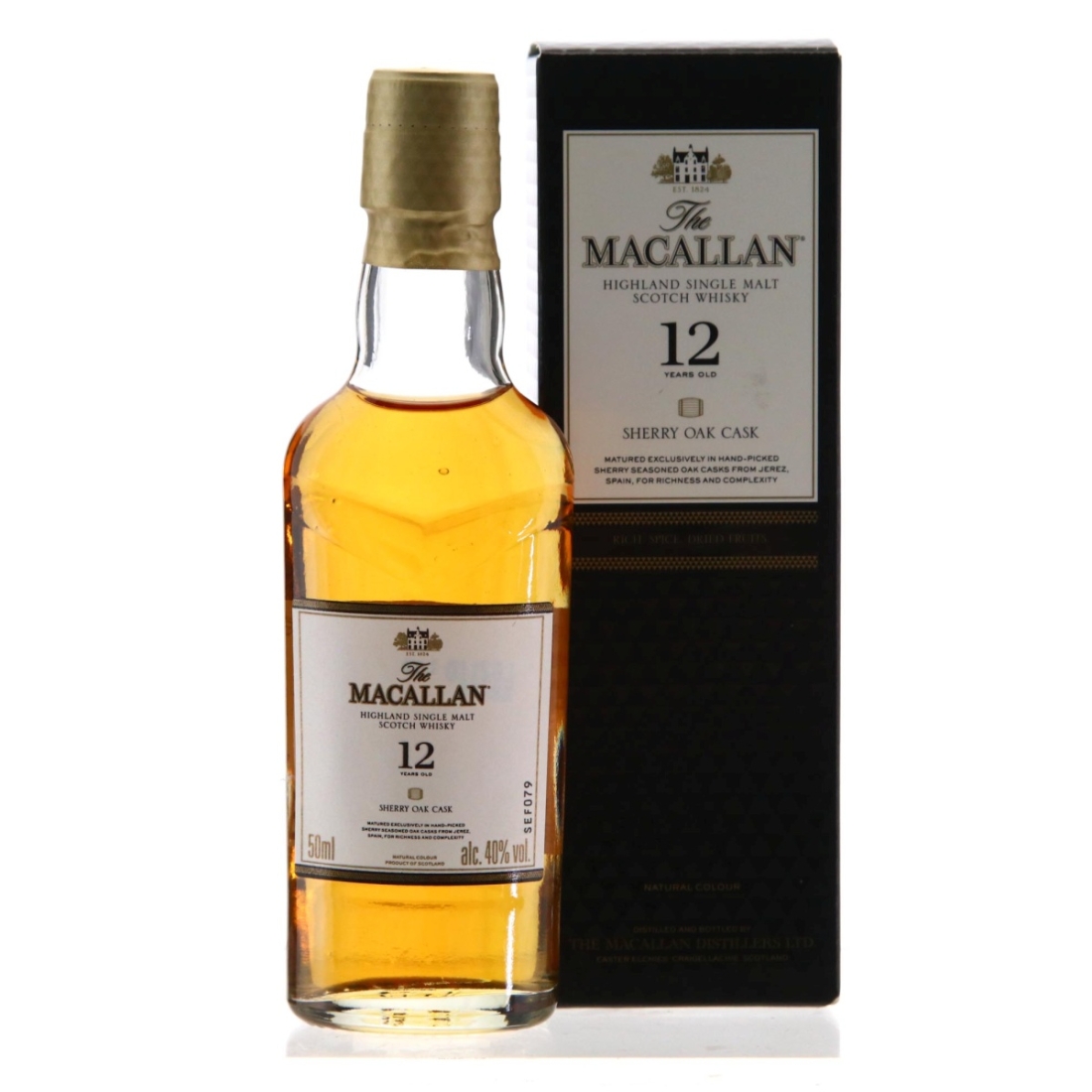 Image for Macallan 12 Year Old Sherry Oak Miniature