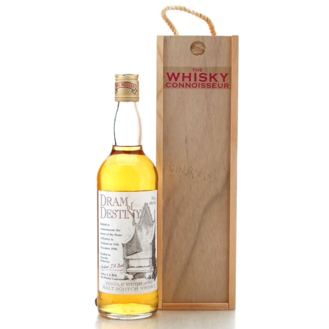 Image for Dram of Destiny 1996 Whisky Connoisseur Speyside Single Malt