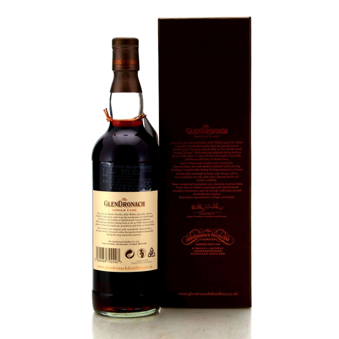Image for Glendronach 1972 Single Cask 38 Year Old