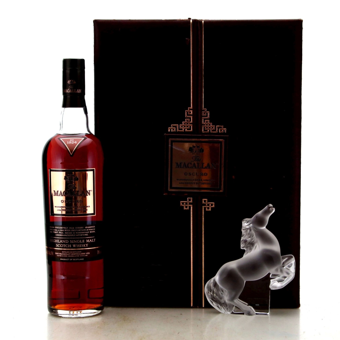 Image for Macallan Oscuro pre-2015 / Lalique Kazak Rearing Horse
