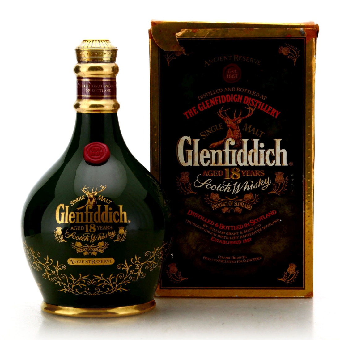 Image for Glenfiddich Ancient Reserve 18 Year Old - Spode Decanter