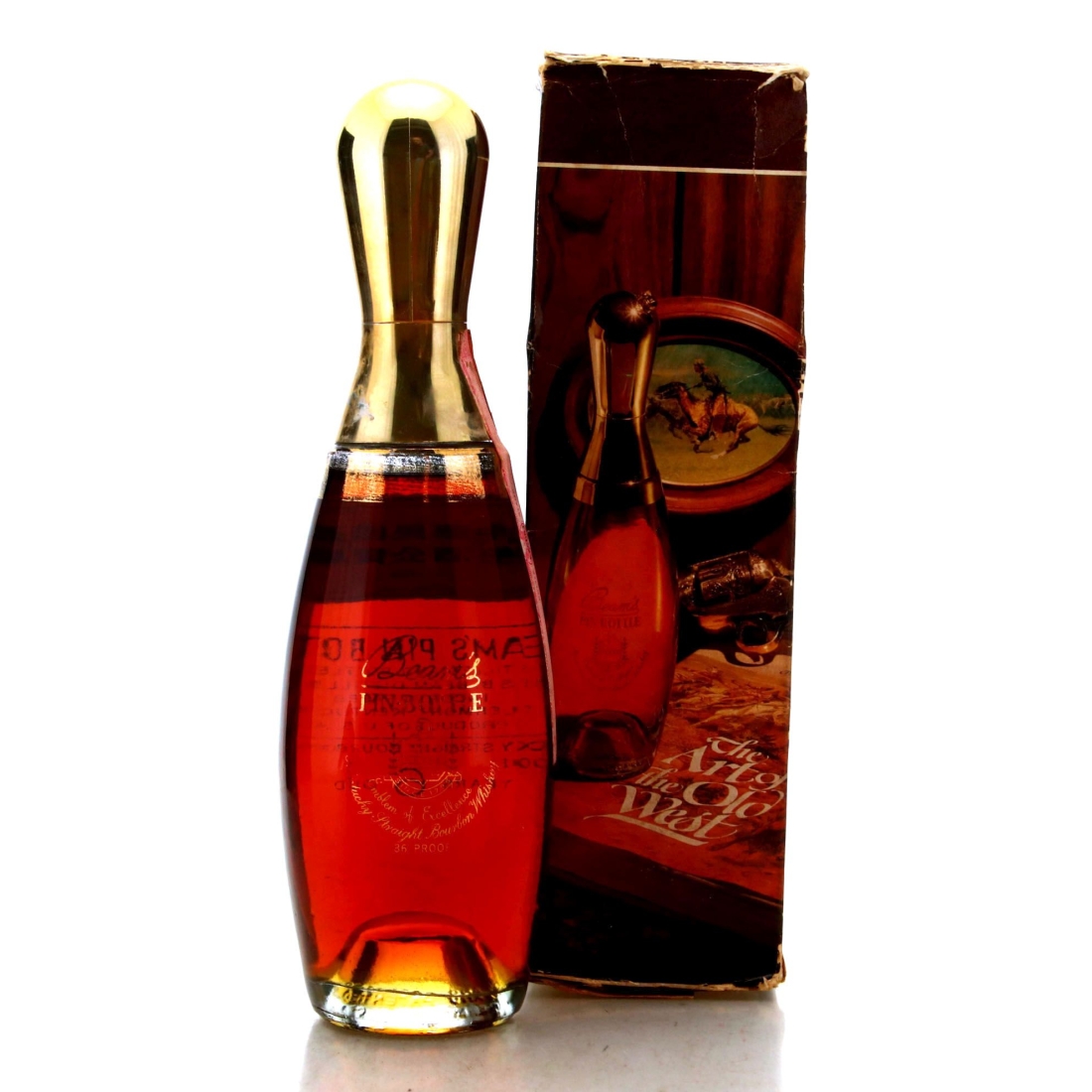 Image for Beam's Pin Bottle 6 Year Old Kentucky Straight Bourbon 1980s