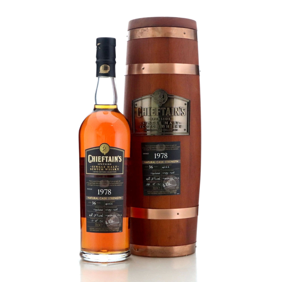 Image for Speyside Single Malt 1978 Chieftain's 36 Year Old