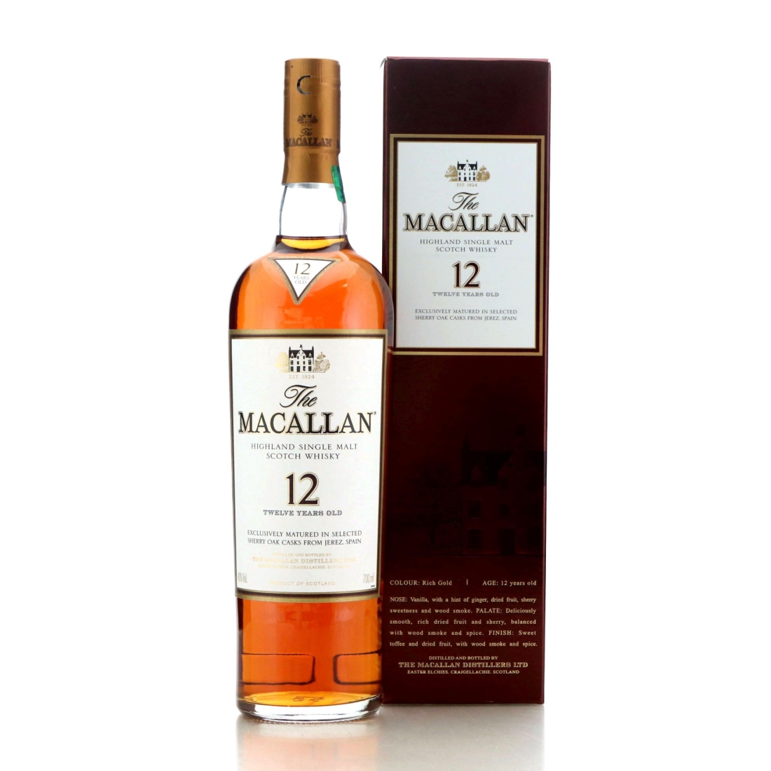 Image for Macallan 12 Year Old Sherry Oak Cask