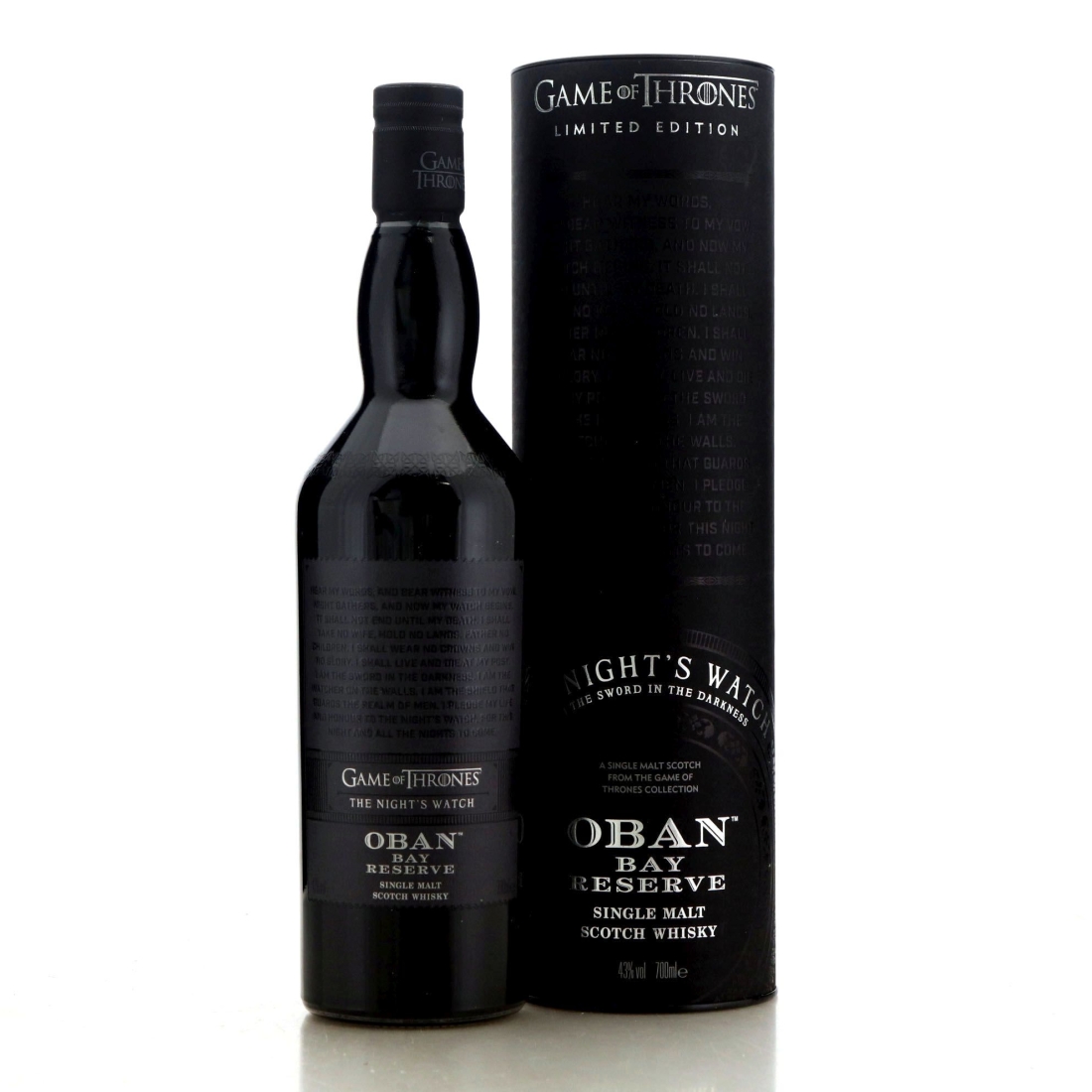 Image for Oban Bay Reserve Game of Thrones - The Night's Watch