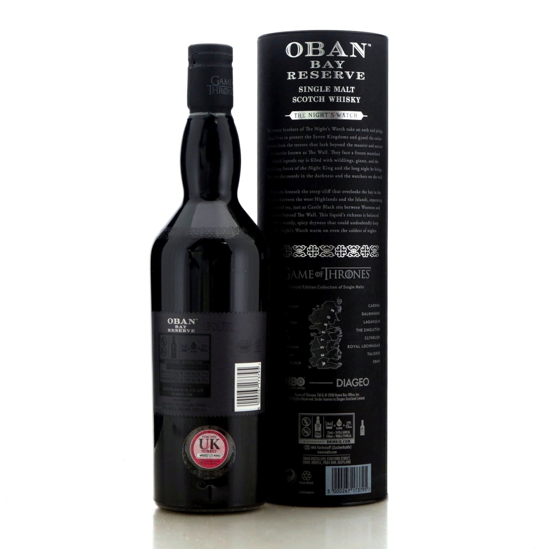 Image for Oban Bay Reserve Game of Thrones - The Night's Watch