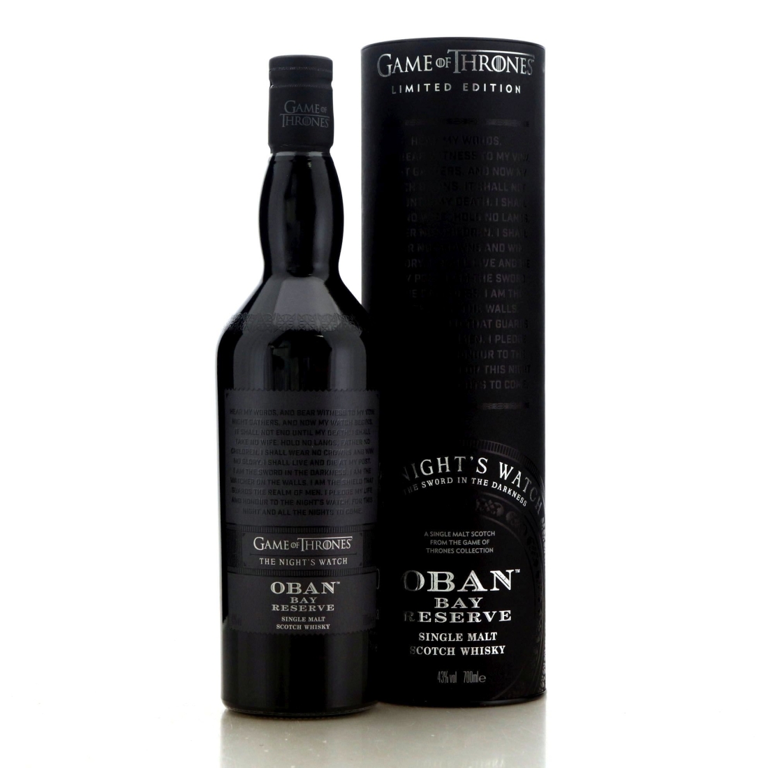 Image for Oban Bay Reserve Game of Thrones - The Night's Watch