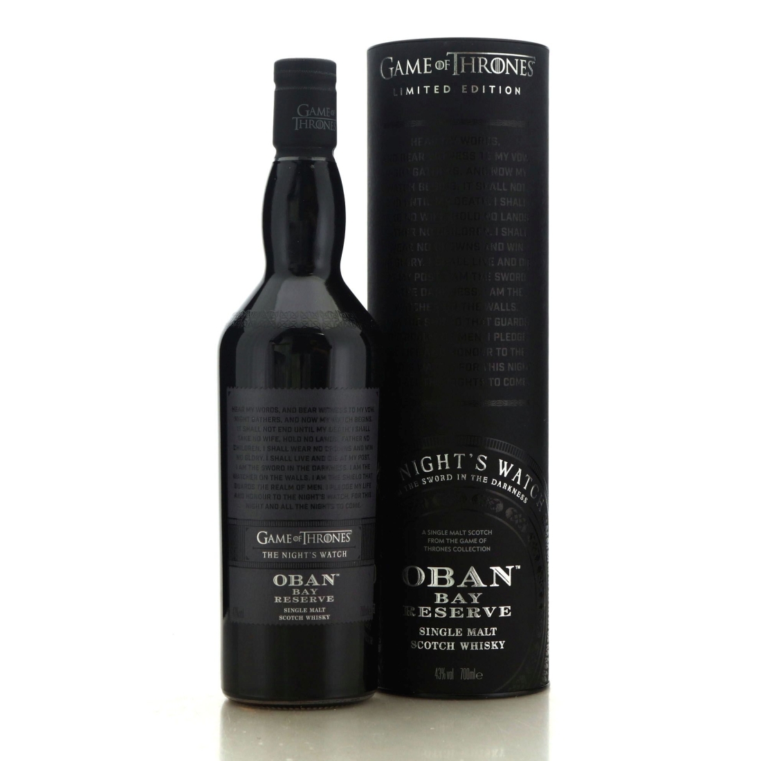 Image for Oban Bay Reserve Game of Thrones - The Night's Watch