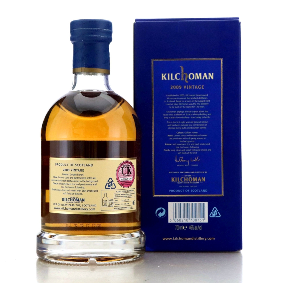 Image for Kilchoman 2009 Vintage 8 Year Old