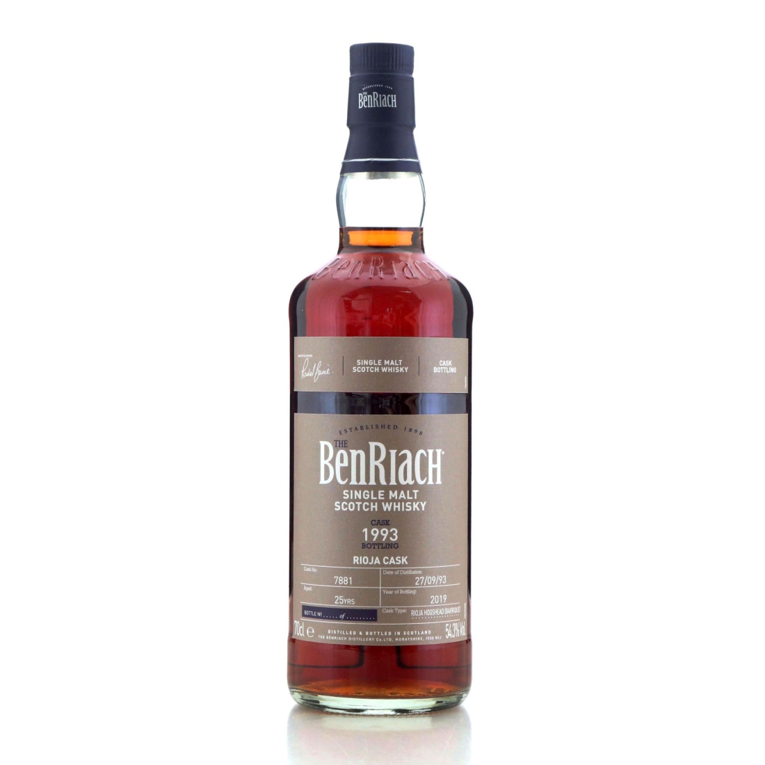 Image for Benriach 1993 Cask Bottling 25 Year Old