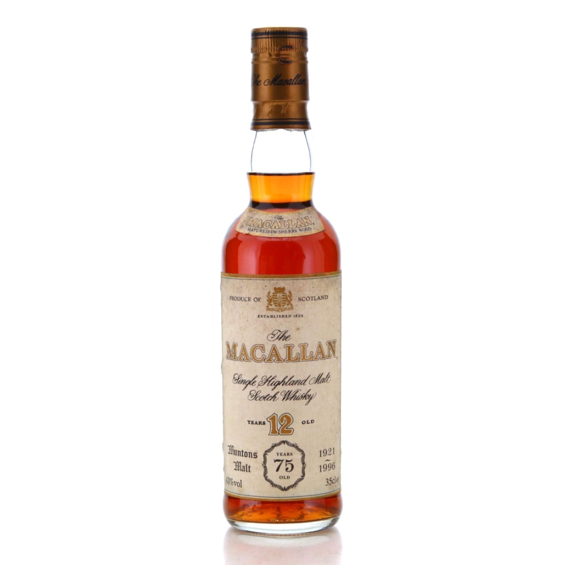 Image for Macallan 12 Year Old - Muntons Malt 75th Anniversary