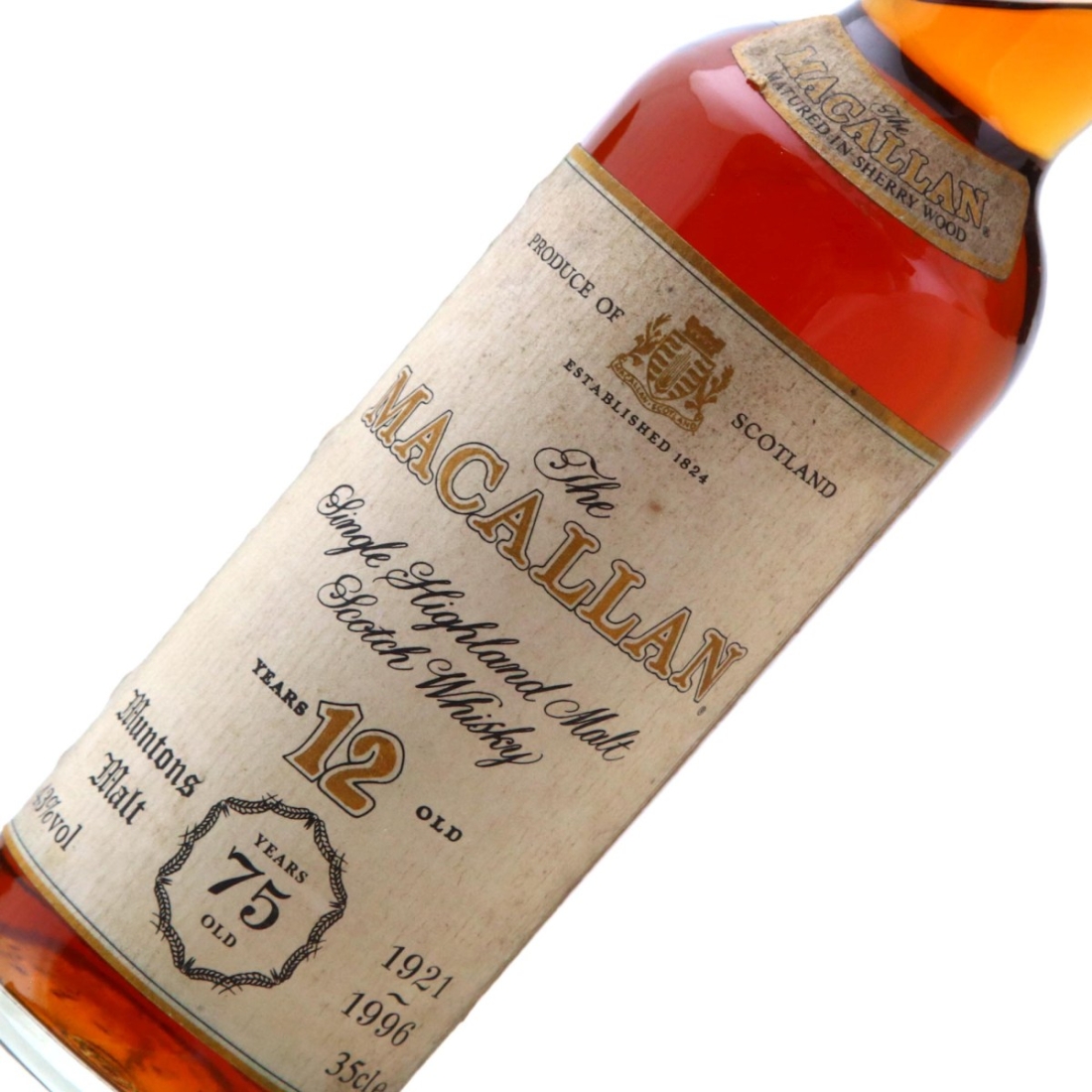 Image for Macallan 12 Year Old - Muntons Malt 75th Anniversary