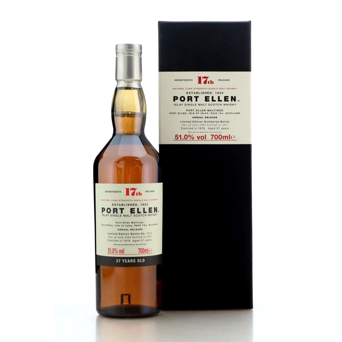 Image for Port Ellen 1979 Natural Cask Strength 37 Year Old - 17th Release