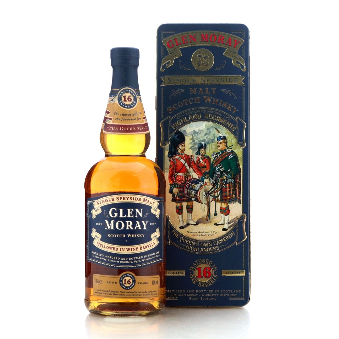 Image for Glen Moray 16 Year Old / Queen's Own Cameron Highlanders