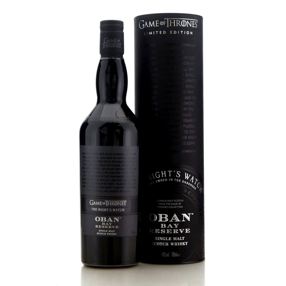 Image for Oban Bay Reserve Game of Thrones - The Night's Watch
