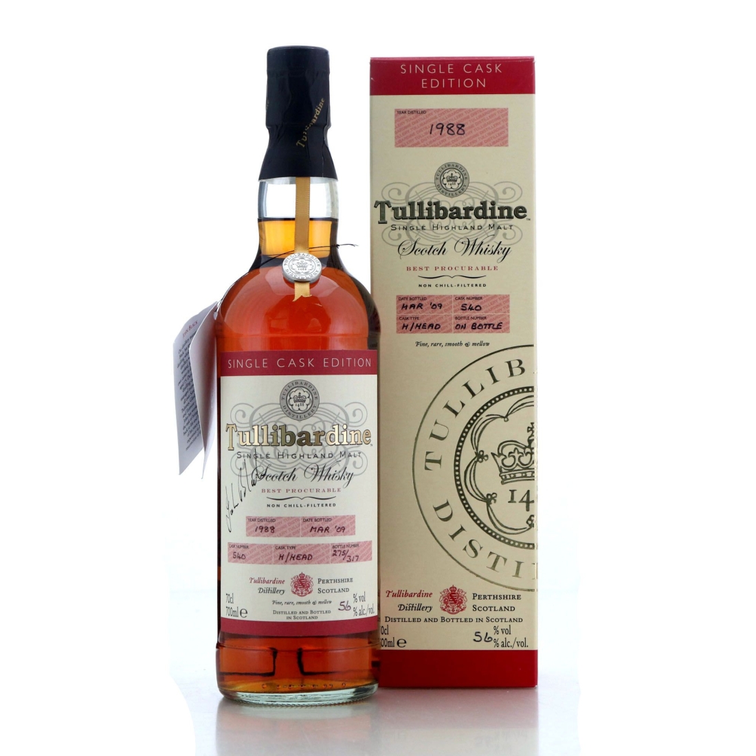 Image for Tullibardine 1988 Single Cask Edition