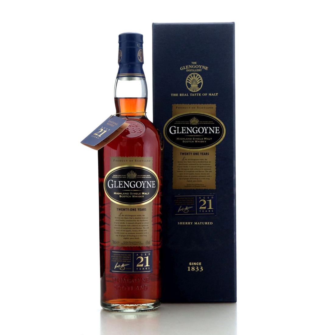 Glengoyne 21 Year Old Sherry Matured, Sherry Cask, 2003, 43% whisky bottle