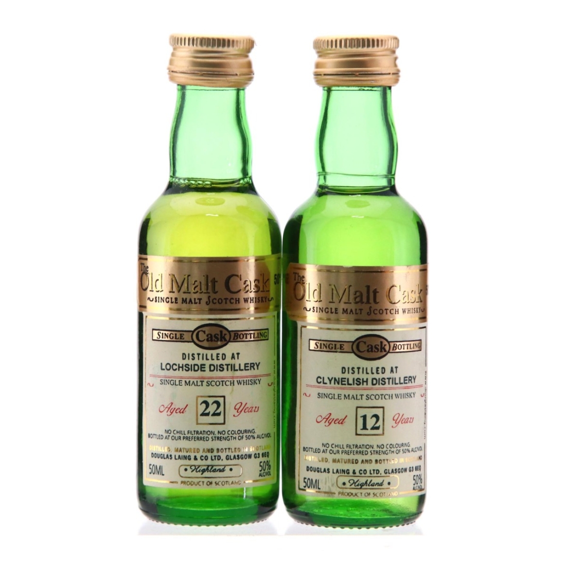 Image for Clynelish & Lochside Old Malt Cask Miniature x 2