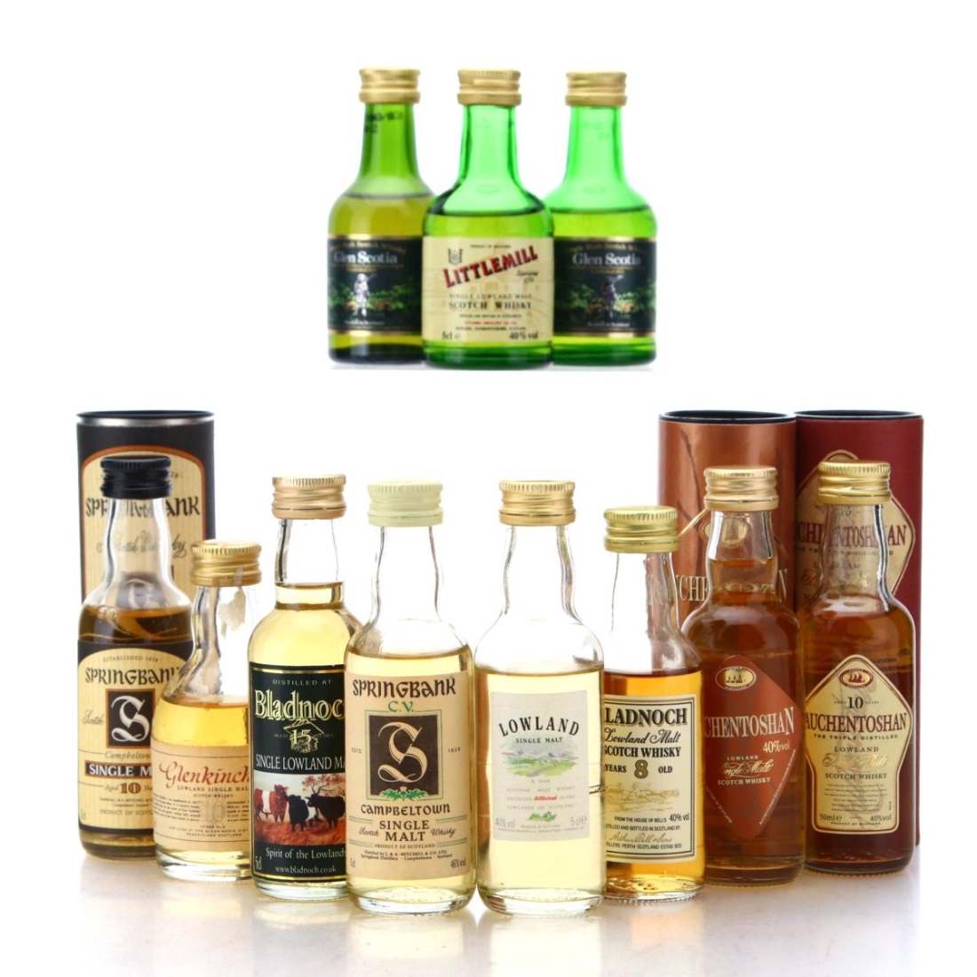 Image for Campbeltown & Lowland Single Malt Miniature x 11