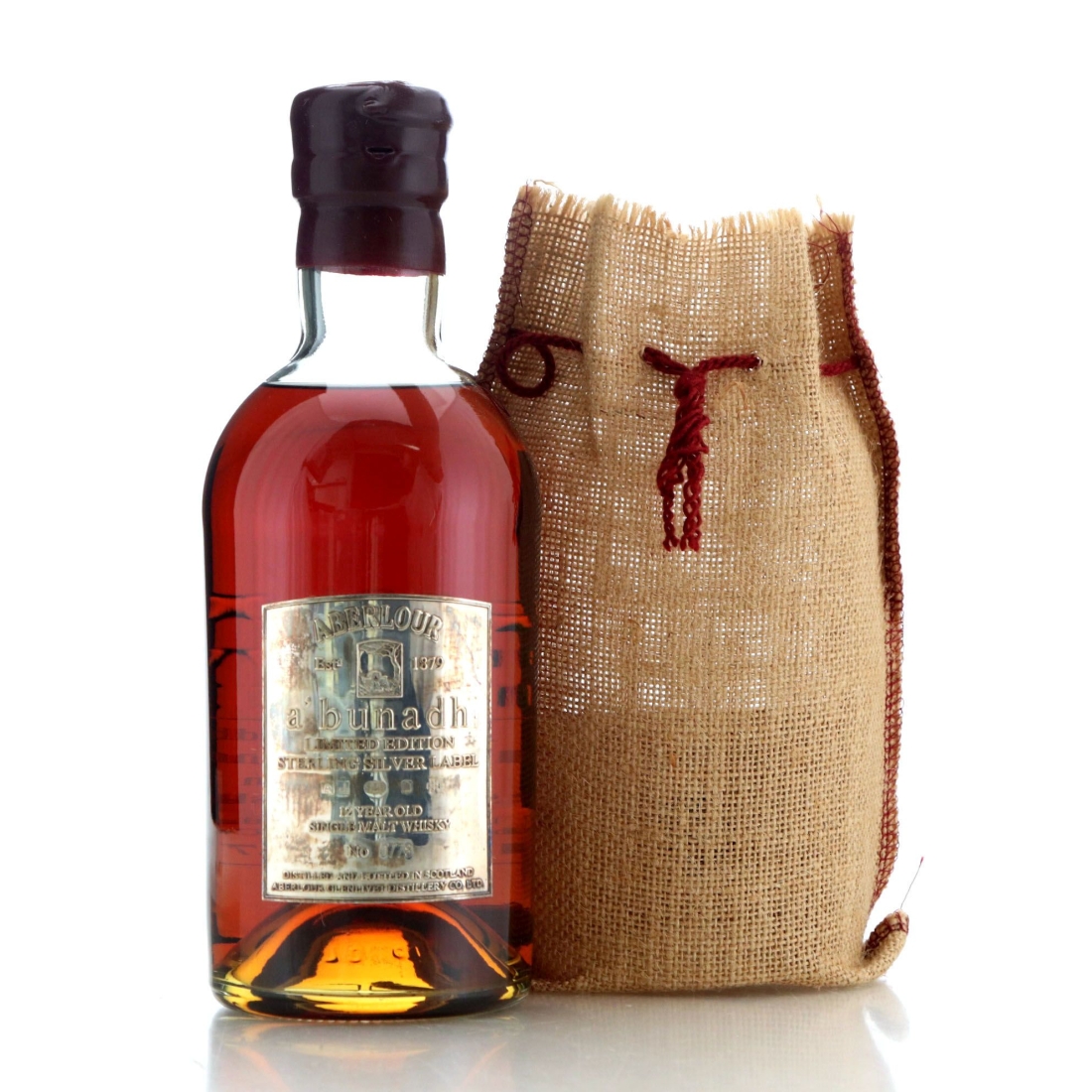 Image for Aberlour A'Bunadh 12 Year Old Sterling Silver Label