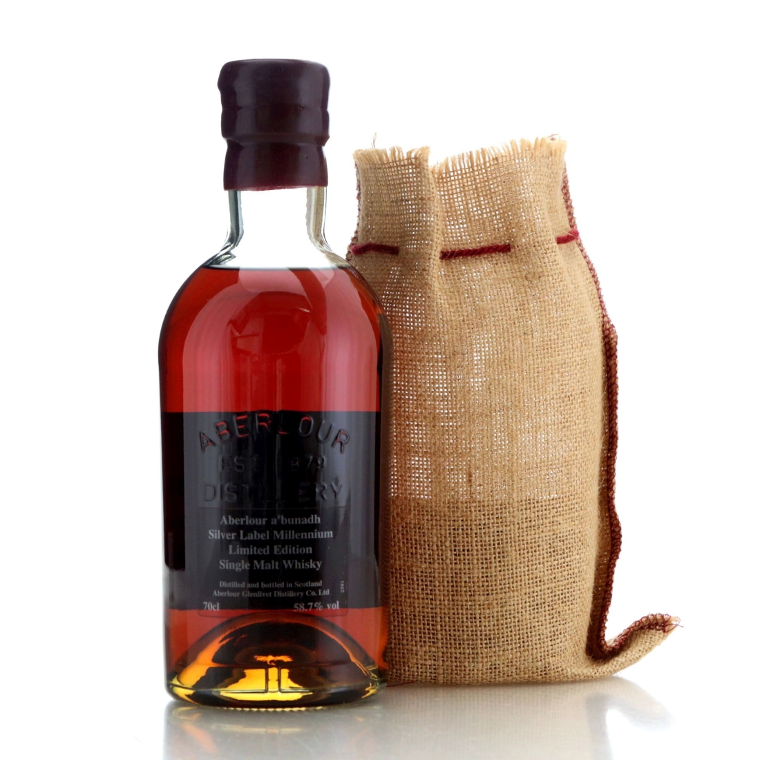 Image for Aberlour A'Bunadh 12 Year Old Sterling Silver Label