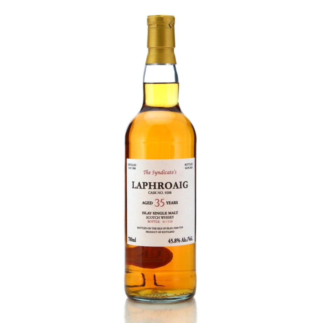 Image for Laphroaig 1988 The Syndicate's 35 Year Old