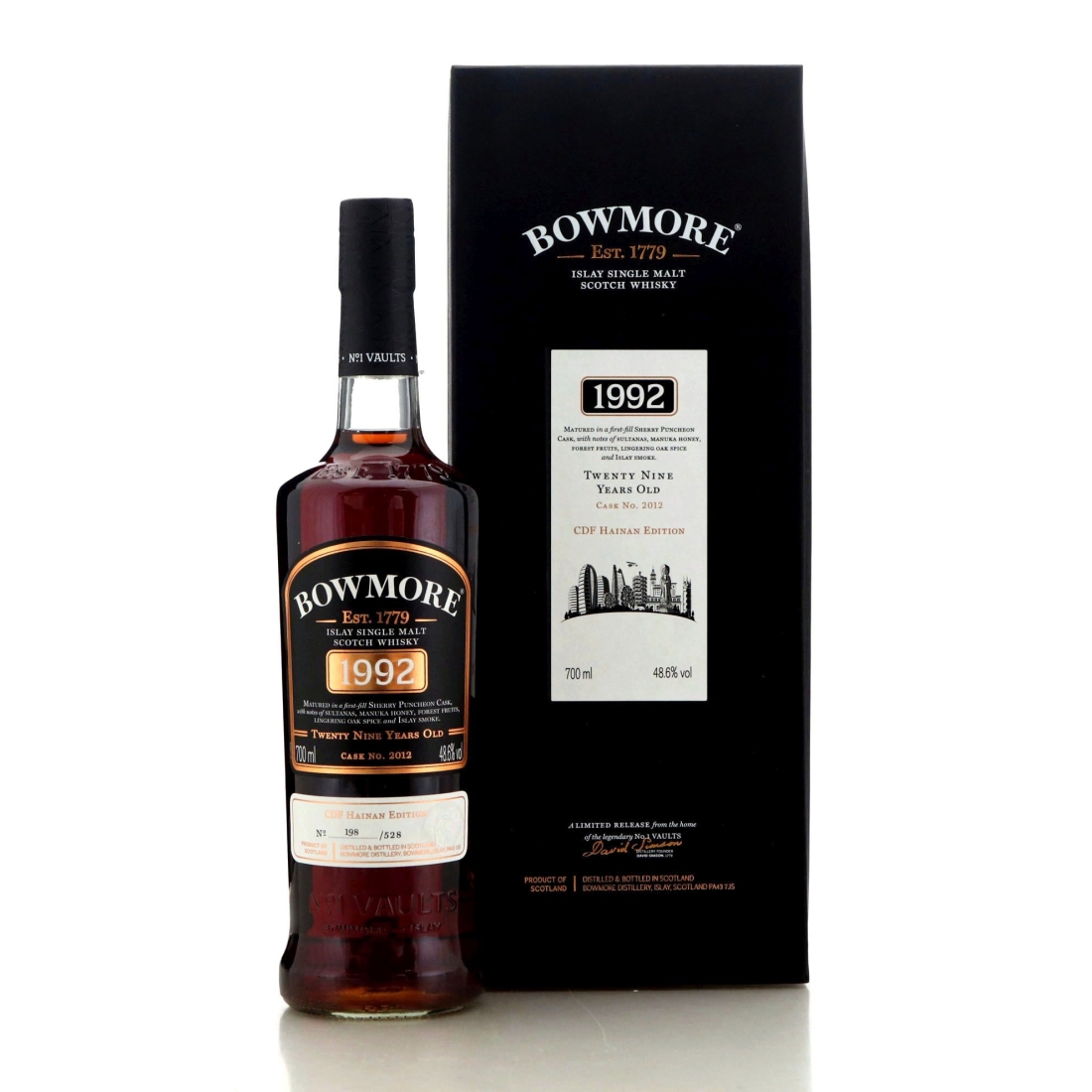 Image for Bowmore 1992 CDF Hainan Edition 29 Year Old