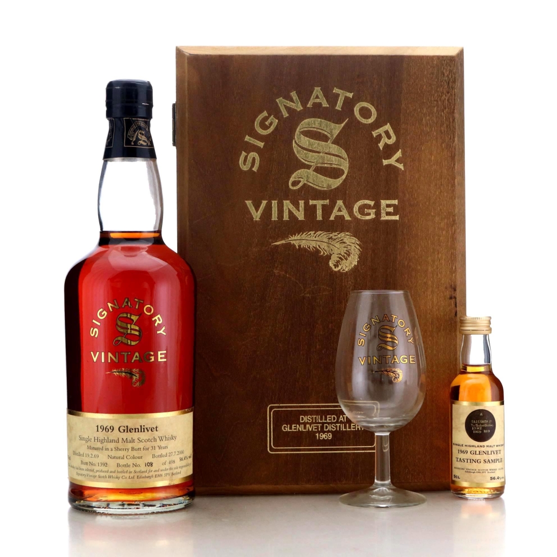 Image for Glenlivet 1969 Signatory Vintage 31 Year Old Gift Pack