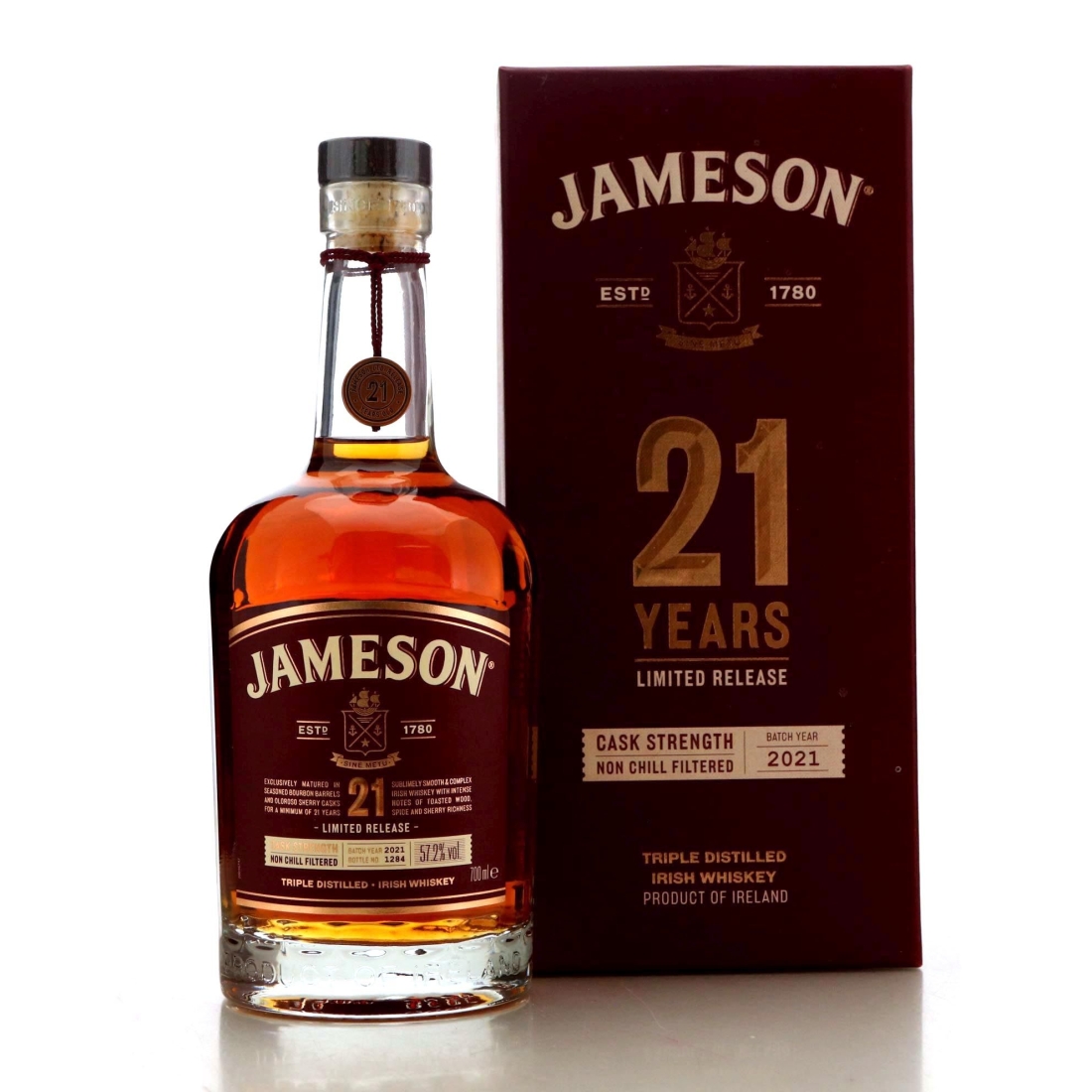 Image for Jameson 21 Year Old Cask Strength 2021