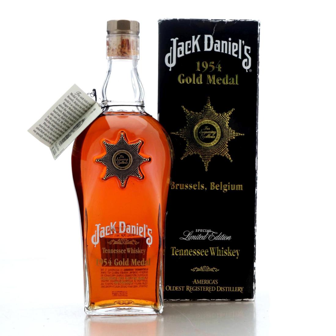 Jack Daniels Gold Medal 6th Release 1954 Brussels Star of Excellence