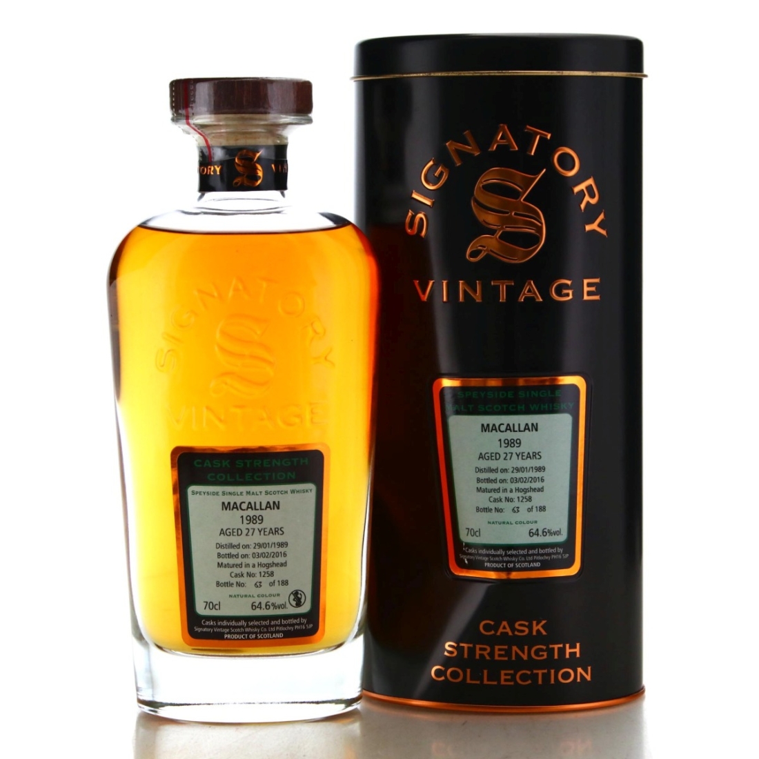Image for Macallan 1989 Cask Strength 27 Year Old 