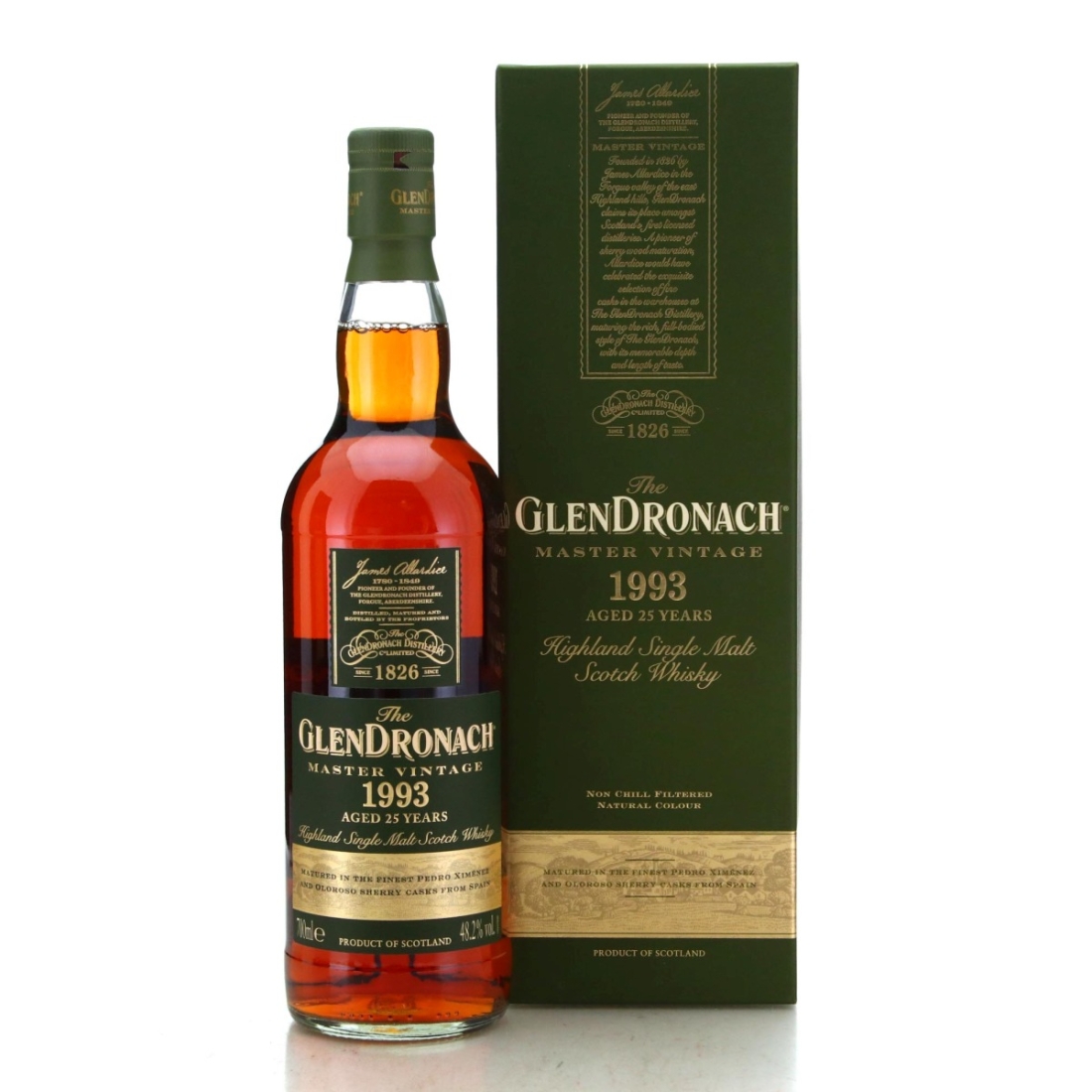 Image for Glendronach 1993 Master Vintage 25 Year Old