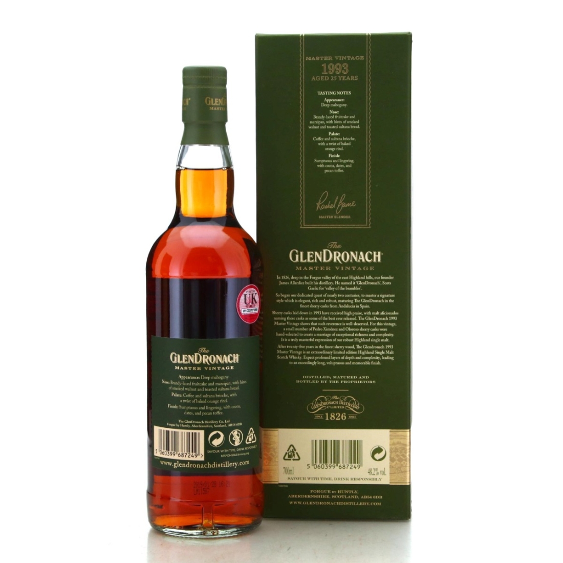 Image for Glendronach 1993 Master Vintage 25 Year Old