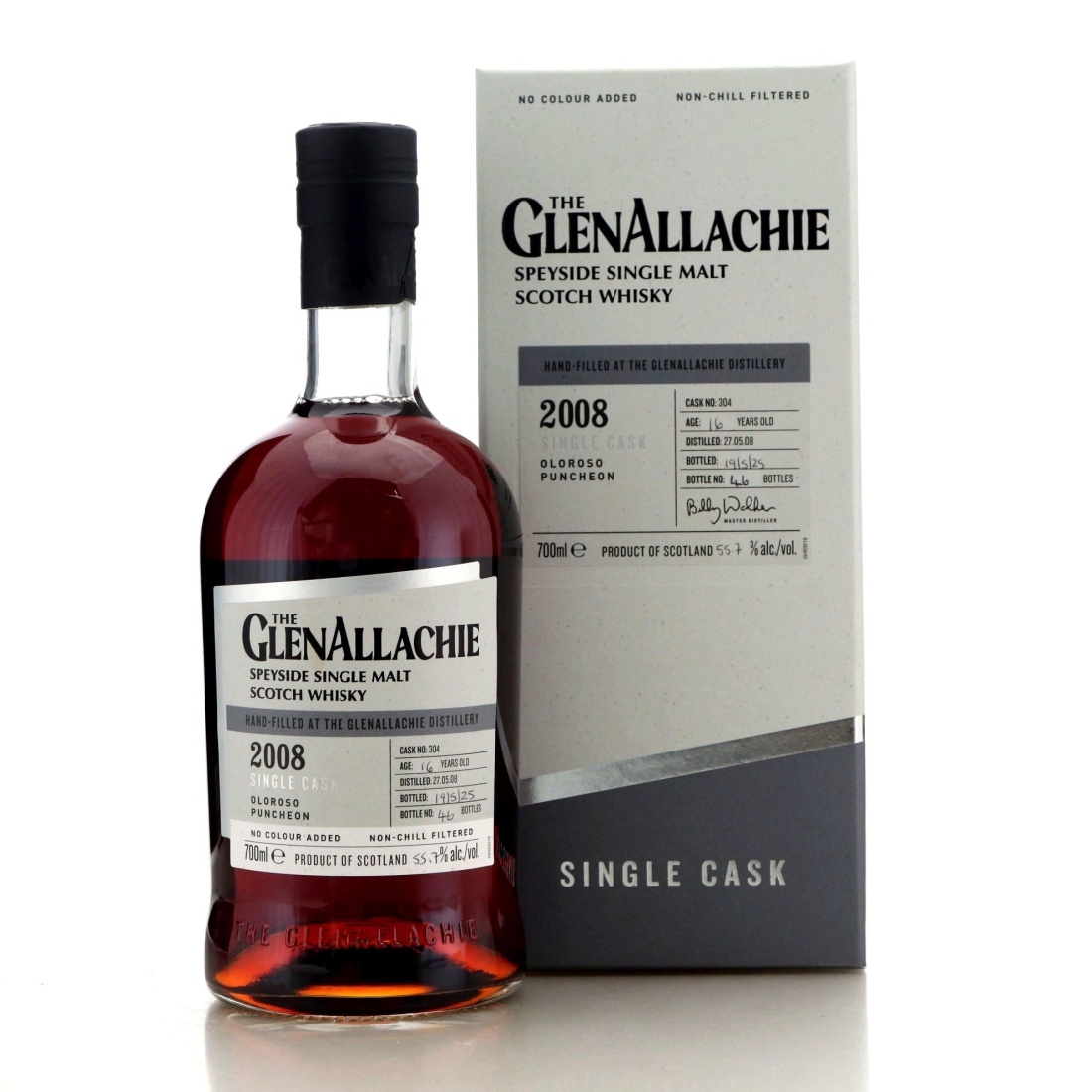 Image for Glenallachie 2008 Single Cask 16 Year Old