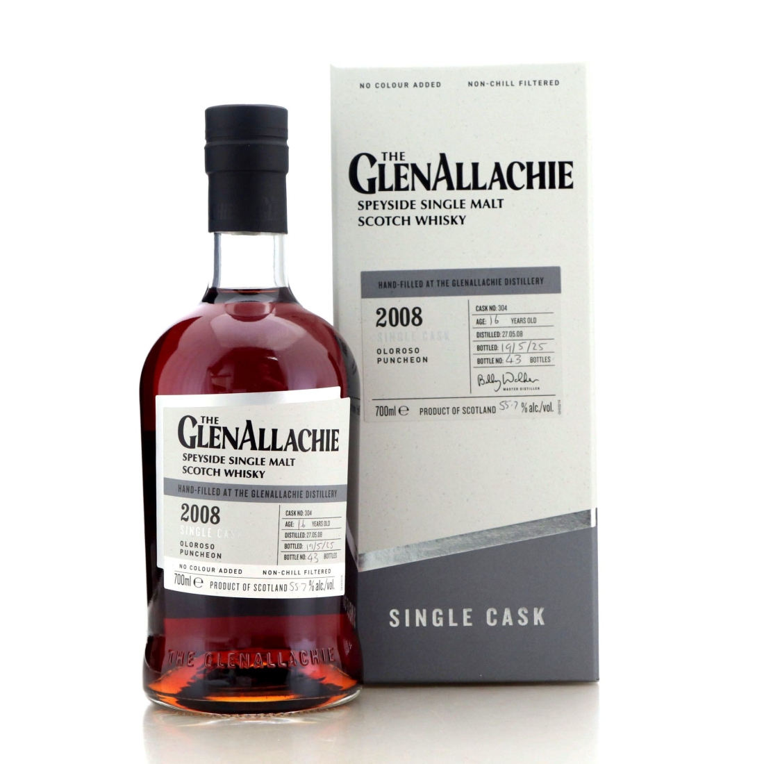 Image for Glenallachie 2008 Single Cask 16 Year Old