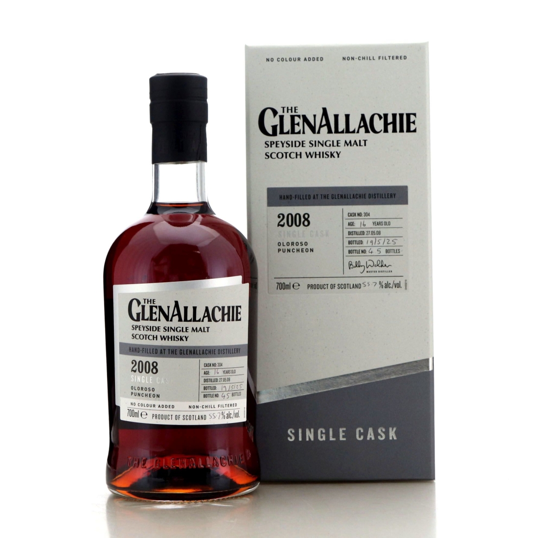 Image for Glenallachie 2008 Single Cask 16 Year Old