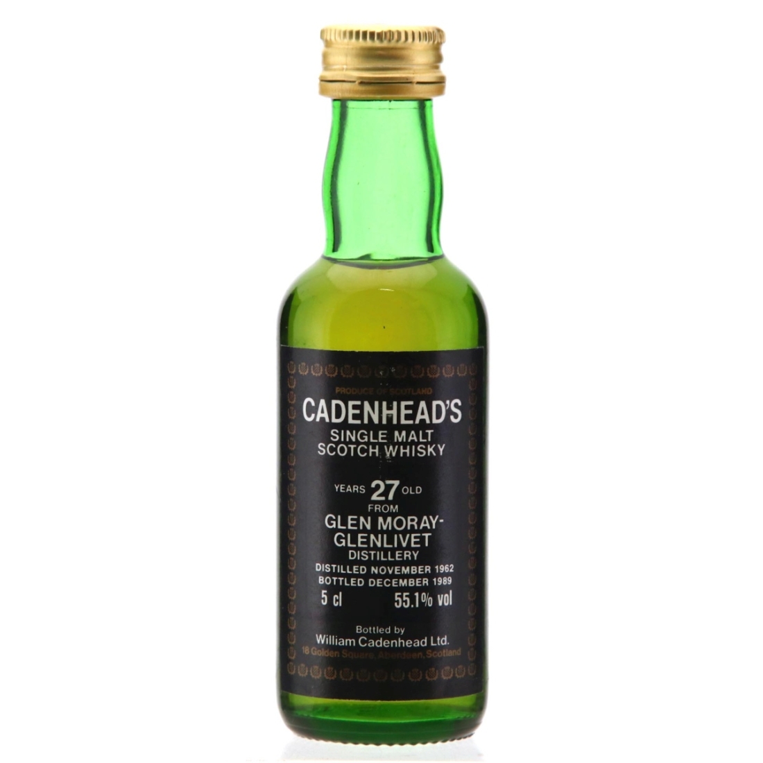 Image for Glen Moray 1962   27 Year Old Miniature