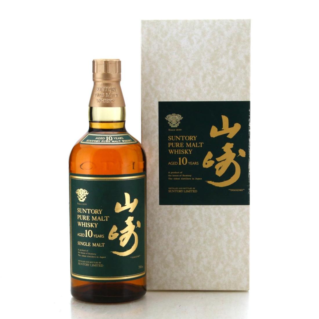 Yamazaki 10 Year Old Suntory Pure Malt, American, Spanish & Mizunara Cask, 1995, 40% whisky bottle