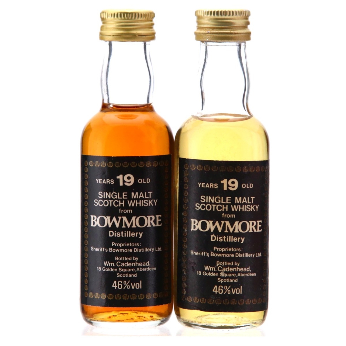 Image for Bowmore 19 Year Old Miniature x 2