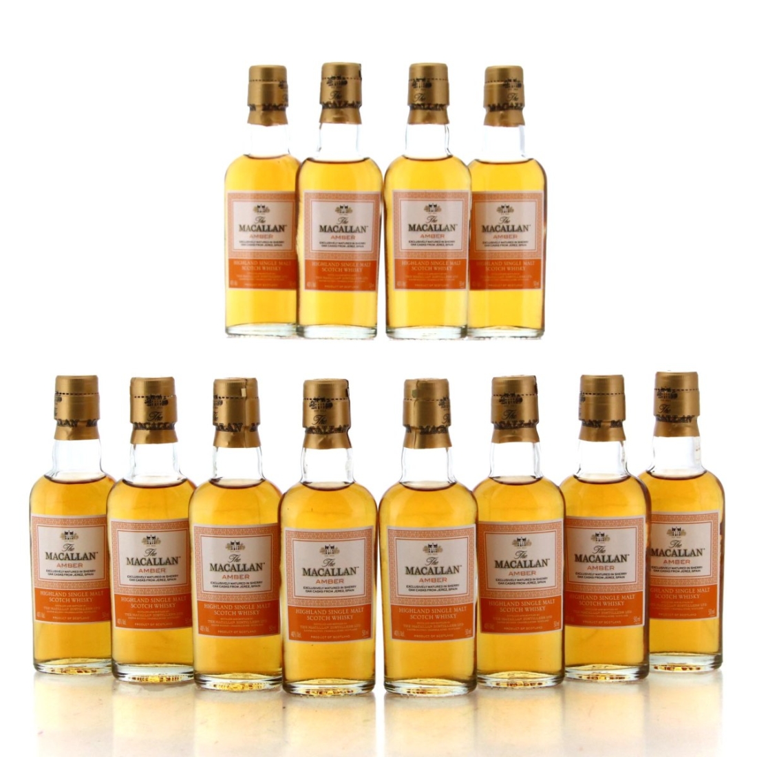 Image for Macallan Amber Miniatures x 12