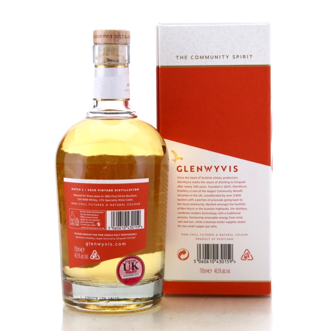 Image for Glenwyvis 2019 Single Malt Batch 01/19