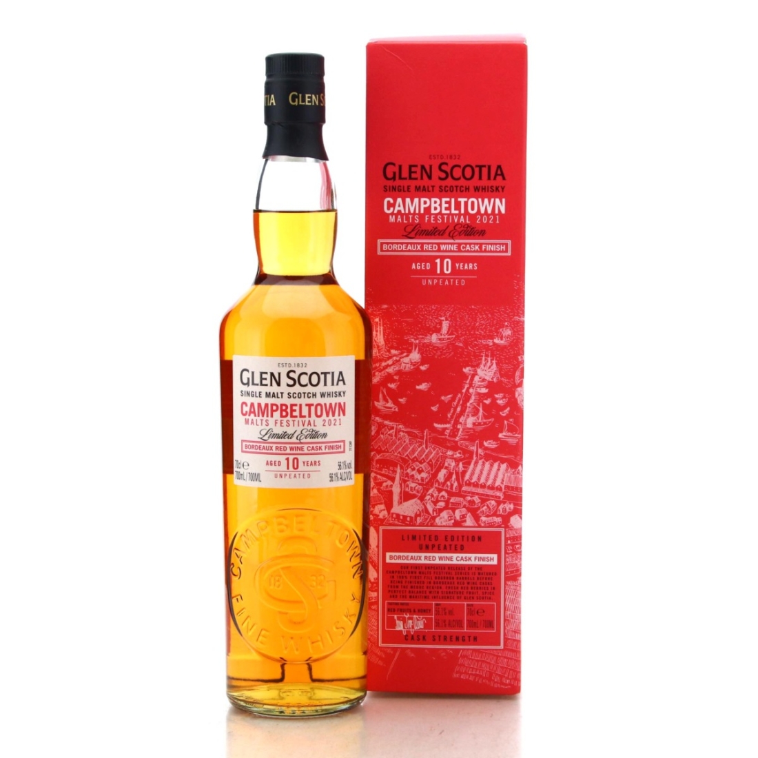 Image for Glen Scotia 10 Year Old Bordeaux Red Wine Cask Finish