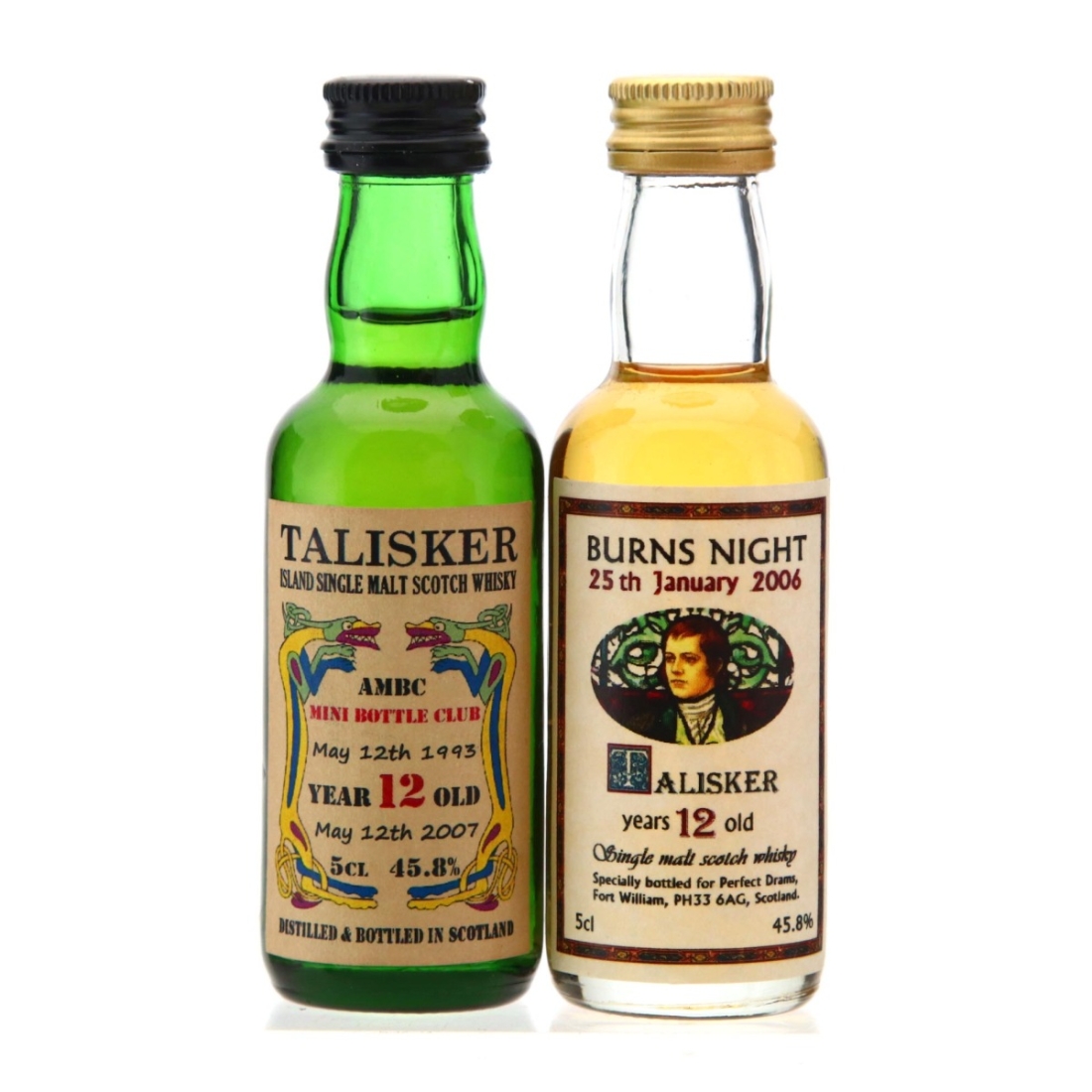 Image for Talisker 12 Year Old Miniature x 2