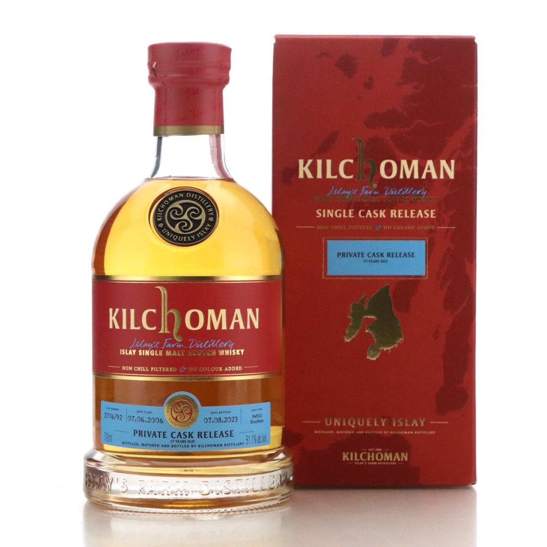 Image for Kilchoman 2006 Single Cask #92 17 Year Old