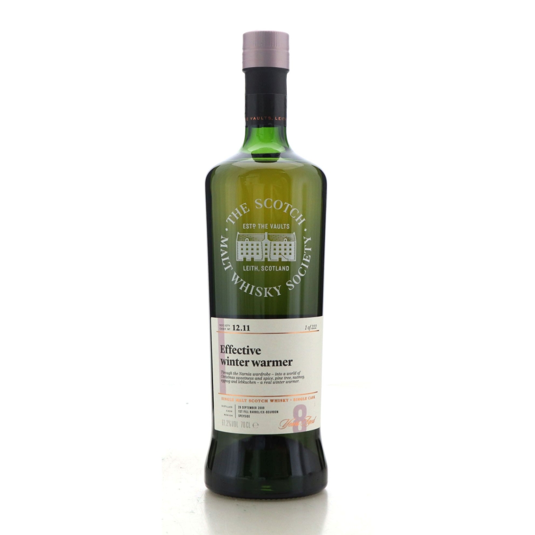 Image for Benriach 2009 SMWS 8 Year Old 12.11 - Effective winter warmer